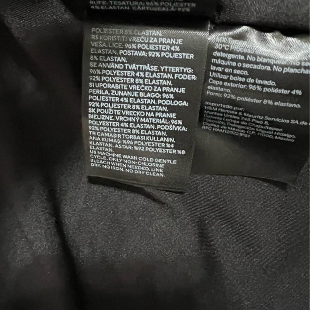 H&M Black TIE-FRONT SEQUINED JACKET - Picture 7 of 12